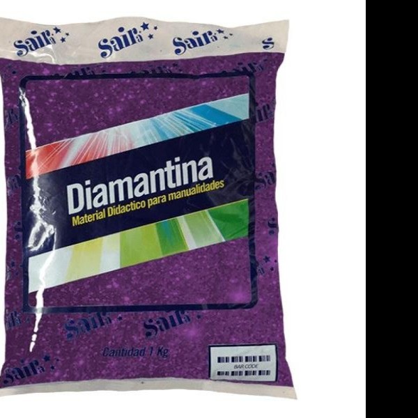 DIAMANTINA GRUESA BOL. 1KG 13 MORADO